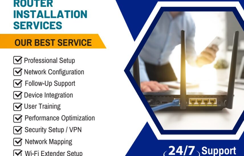 Router Installation Services In Hyderabad Top Router Installation Services in Hyderabad: Ensuring Seamless Connectivity for Your Home and Office