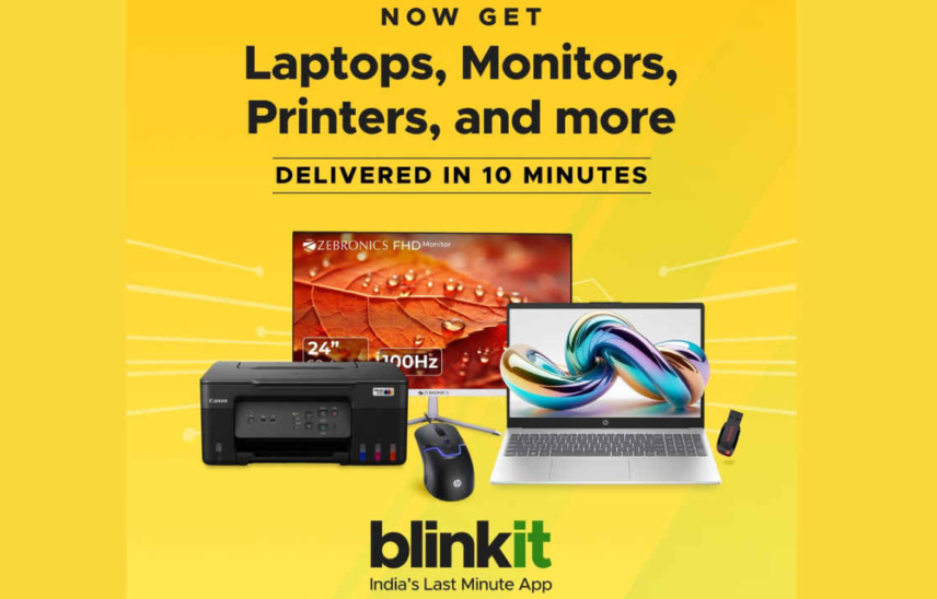 Get New Laptops, Printers, and Monitors in Just 10 Minutes with Blinkit: Complete Details Inside