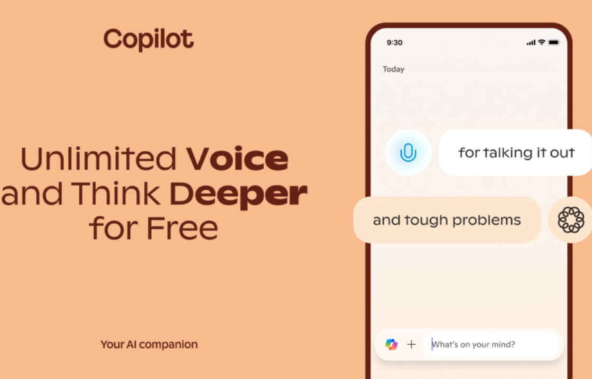 Microsoft Copilot Users Can Now Access Unlimited Voice and Think Deeper Features